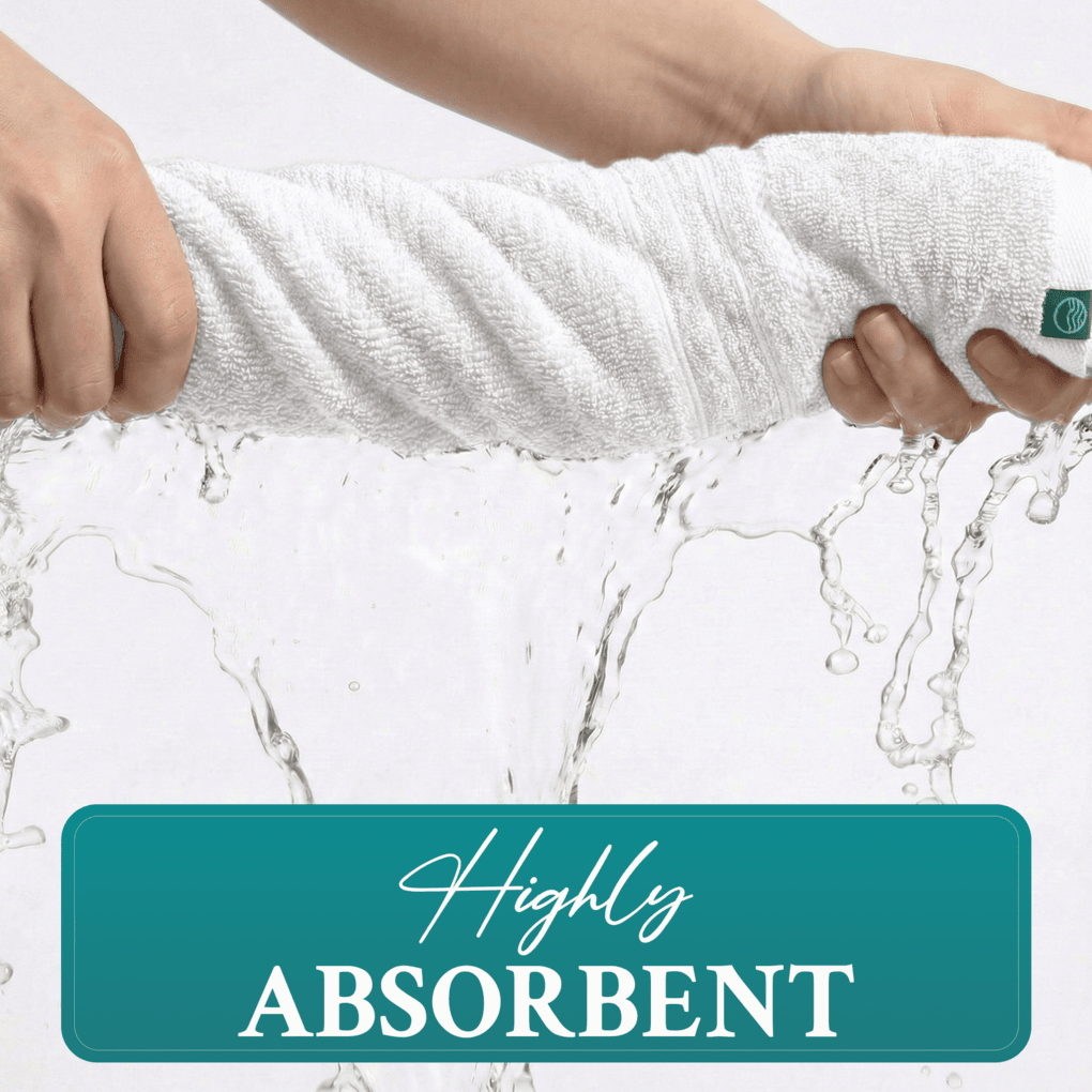 White Luxury Turkish Cotton Towel Set