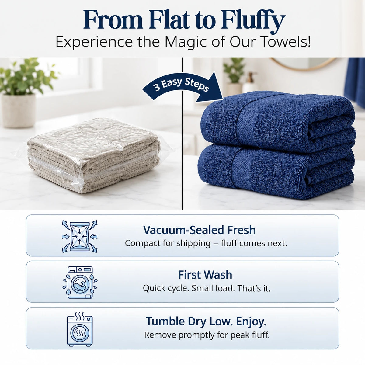 16 Piece Luxury Towel Set - 100% Turkish Cotton, Quick Dry
