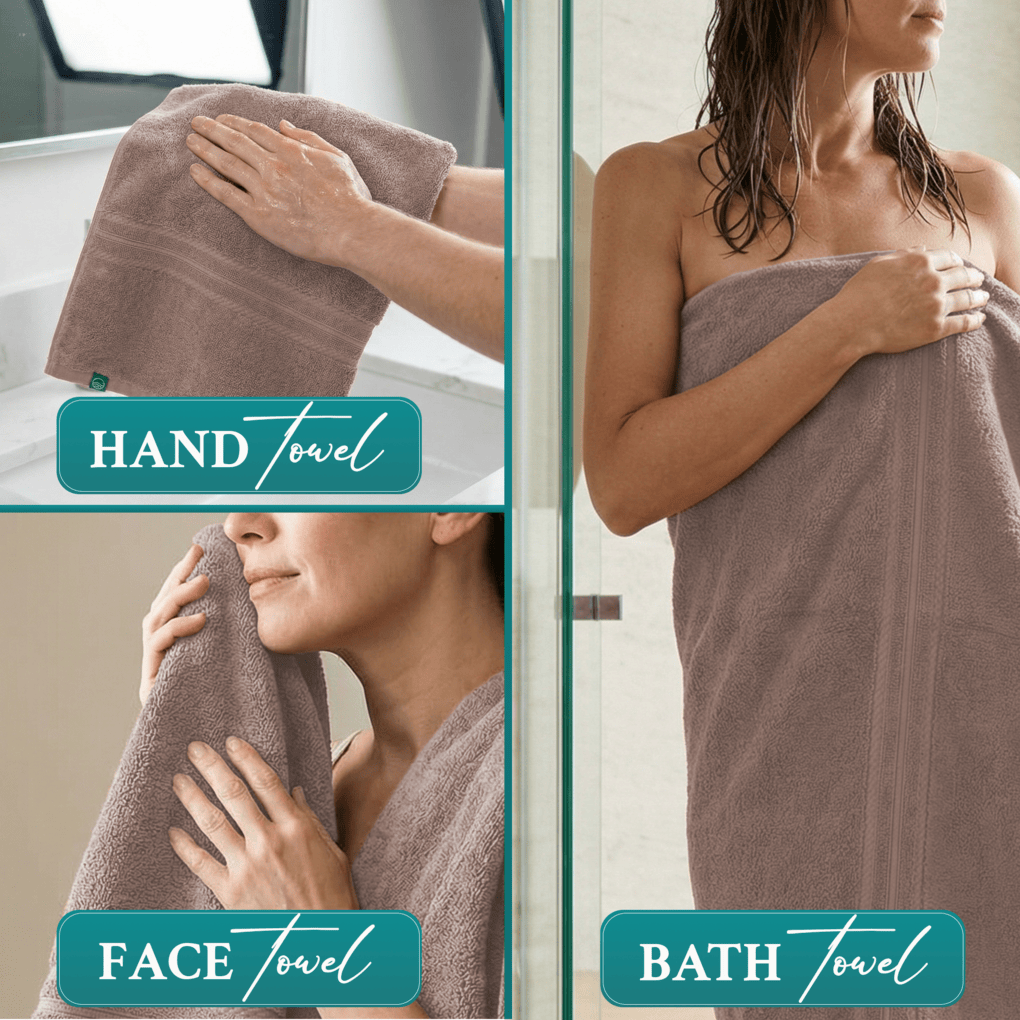 Taupe Luxury Turkish Cotton Towel Set