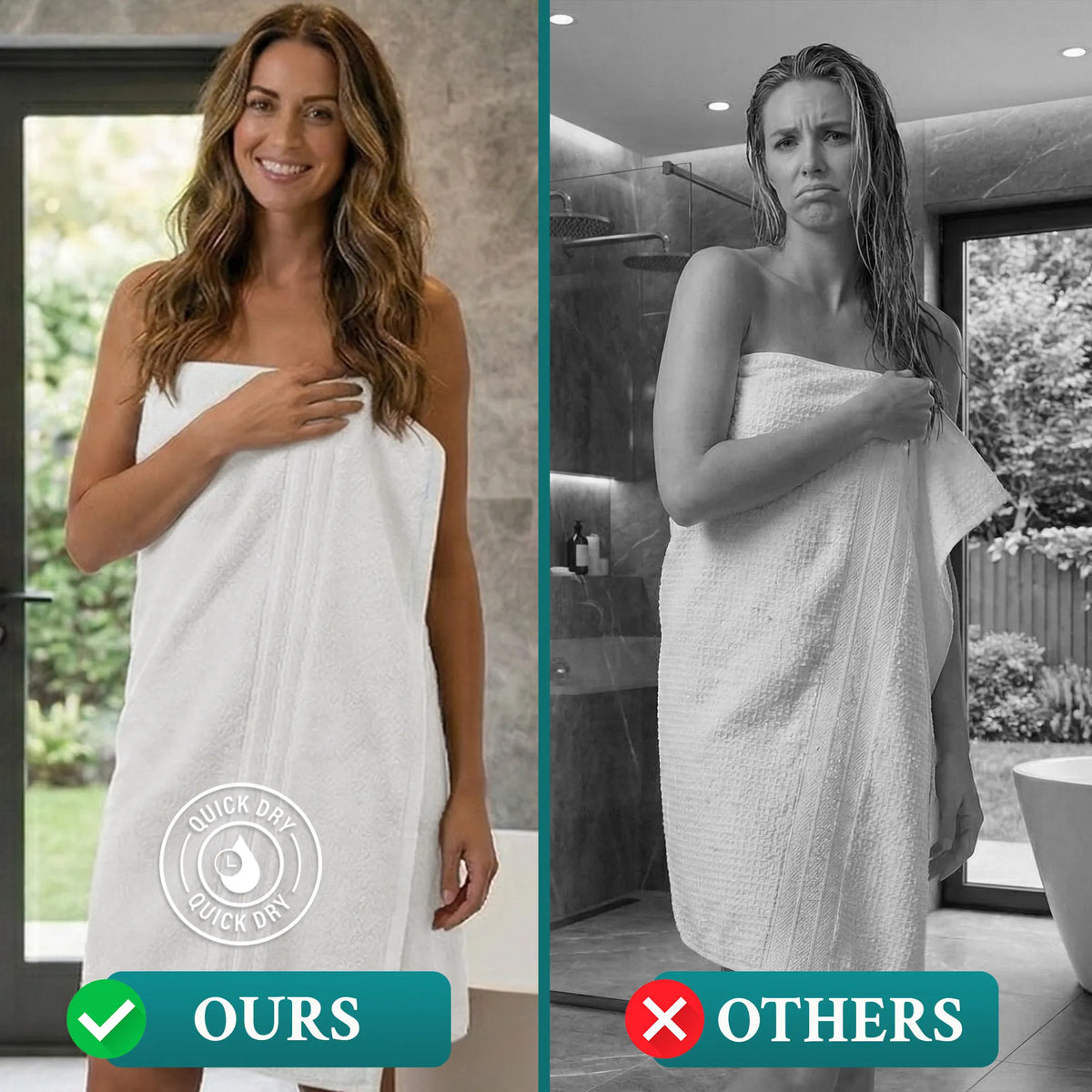 White Luxury Turkish Cotton Towel Set